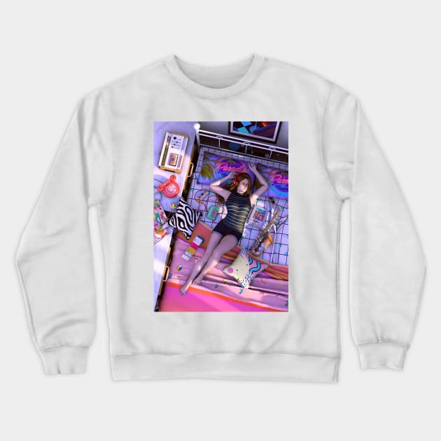 Daydreaming Nostalgia Crewneck Sweatshirt by dennybusyet